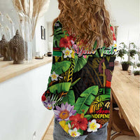 45th Anniversary of Freedom Vanuatu Women Casual Shirt Island Pride Cultural Power Pacific Unity