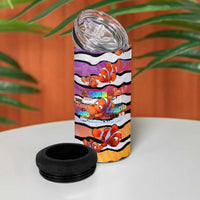 The Ocean Best Dad 4 in 1 Can Cooler Tumbler Like Marlin Happy Fathers Day To a True Hero - Polynesian Pride