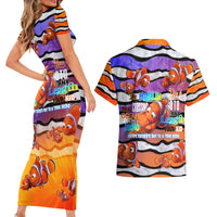 The Ocean Best Dad Couples Matching Short Sleeve Bodycon Dress and Hawaiian Shirt Like Marlin Happy Fathers Day To a True Hero DT02 - Polynesian Pride