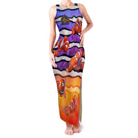 The Ocean Best Dad Family Matching Tank Maxi Dress and Hawaiian Shirt Like Marlin Happy Fathers Day To a True Hero DT02 Mom's Dress Art - Polynesian Pride
