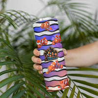 The Ocean Best Dad Skinny Tumbler Like Marlin Happy Fathers Day To a True Hero - Polynesian Pride