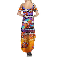The Ocean Best Dad Summer Maxi Dress Like Marlin Happy Fathers Day To a True Hero - Polynesian Pride