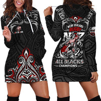 All Black NZL Rugby Champions Hoodie Dress Maori Warrior