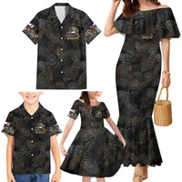 Personalized Shaka Girls America Samoa Family Matching Mermaid Dress and Hawaiian Shirt Tropical Flowers Vintage DT02 - Polynesian Pride