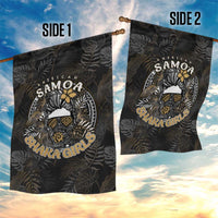 Personalized Shaka Girls America Samoa Garden Flag Tropical Flowers Vintage