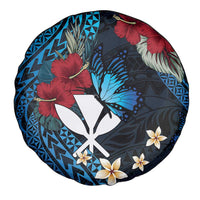 Hawaii Butterfly Spare Tire Cover Kanaka Maoli Mix Hibiscus DT04 - Polynesian Pride