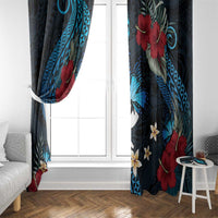 Hawaii Butterfly Window Curtain Kanaka Maoli Mix Hibiscus DT04 - Polynesian Pride