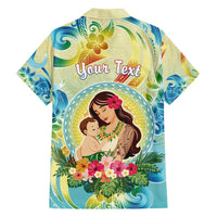 Personalised Hawaii Mother's Day Family Matching Tank Maxi Dress and Hawaiian Shirt I Love You Mom DT04 - Polynesian Pride