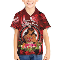 Personalised New Zealand Mother's Day Hawaiian Shirt I Love You Mom DT04 - Polynesian Pride