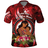 Personalised New Zealand Mother's Day Polo Shirt I Love You Mom