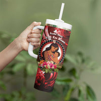 Personalised New Zealand Mother's Day Tumbler With Handle I Love You Mom