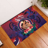 Samoa Mother's Day Rubber Doormat I Love You Mom