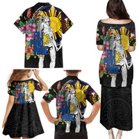 Filipinos Lapu-Lapu Hero Philippines Family Matching Puletasi and Hawaiian Shirt Hibiscus Flowers Style DT04 - Polynesian Pride