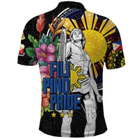 Filipinos Lapu-Lapu Hero Philippines Polo Shirt Hibiscus Flowers Style DT04 - Polynesian Pride