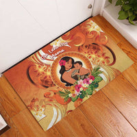Tonga Mother's Day Rubber Doormat I Love You Mom