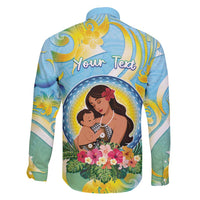 Personalised Fiji Mother's Day Family Matching Summer Maxi Dress and Hawaiian Shirt I Love You Mom DT04 - Polynesian Pride