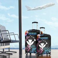 Hawaii Luggage Cover Kanaka Maoli With Fish Hook