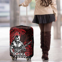 Hawaii Ikaika Warrior Luggage Cover Hawaiian Tribal Tattoo