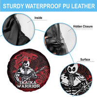 Hawaii Ikaika Warrior Spare Tire Cover Hawaiian Tribal Tattoo