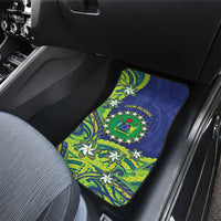 Cook Islands Language Week Car Mats Flying Fish 15 Stars Tribal Patterns