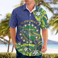 Cook Islands Language Week Hawaiian Shirt Flying Fish 15 Stars Tribal Patterns DT05 - Polynesian Pride