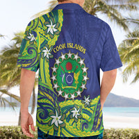 Cook Islands Language Week Hawaiian Shirt Flying Fish 15 Stars Tribal Patterns DT05 - Polynesian Pride
