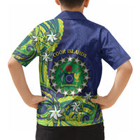 Cook Islands Language Week Hawaiian Shirt Flying Fish 15 Stars Tribal Patterns DT05 - Polynesian Pride