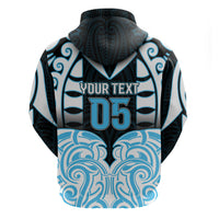 Custom Aotearoa Ngati Kahungunu Hoodie New Zealand Traditional Maori Pattern