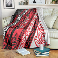 Aotearoa Te Arawa Blanket New Zealand Maori Tribal Fern Pattern