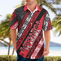 Personalised Aotearoa Te Arawa Hawaiian Shirt New Zealand Maori Tribal Fern Pattern