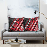 Aotearoa Te Arawa Pillow Cover New Zealand Maori Tribal Fern Pattern
