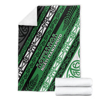 Aotearoa Ngati Maniapoto Blanket New Zealand Maori Tribal Fern Pattern