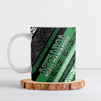 Personalised Aotearoa Ngati Maniapoto Ceramic Mug New Zealand Maori Tribal Fern Pattern