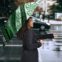 Aotearoa Ngati Maniapoto Umbrella New Zealand Maori Tribal Fern Pattern