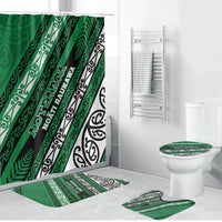 Aotearoa Ngati Raukawa Bathroom Set New Zealand Maori Tribal Fern Pattern