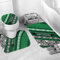 Aotearoa Ngati Raukawa Bathroom Set New Zealand Maori Tribal Fern Pattern