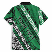Personalised Aotearoa Ngati Raukawa Hawaiian Shirt New Zealand Maori Tribal Fern Pattern