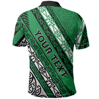 Personalised Aotearoa Ngati Raukawa Polo Shirt New Zealand Maori Tribal Fern Pattern DT05 - Polynesian Pride