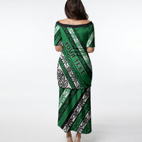 Personalised Aotearoa Ngati Raukawa Puletasi New Zealand Maori Tribal Fern Pattern