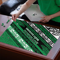 Aotearoa Ngati Raukawa Puzzle New Zealand Maori Tribal Fern Pattern
