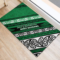 Aotearoa Ngati Raukawa Rubber Doormat New Zealand Maori Tribal Fern Pattern