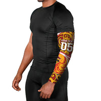 Custom Aotearoa Waikato Tainui Arm Sleeves Maori Tribal Pattern Koru Motif