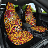 Aotearoa Waikato Tainui Car Seat Cover Maori Tribal Pattern Koru Motif