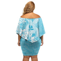 Hawaii Kanaka Maoli Family Matching Off Shoulder Short Dress and Hawaiian Shirt Polynesian Turtle Tattoo DT05 - Polynesian Pride