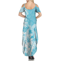 Hawaii Kanaka Maoli Family Matching Summer Maxi Dress and Hawaiian Shirt Polynesian Turtle Tattoo DT05 - Polynesian Pride