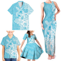 Hawaii Kanaka Maoli Family Matching Tank Maxi Dress and Hawaiian Shirt Polynesian Turtle Tattoo DT05 - Polynesian Pride