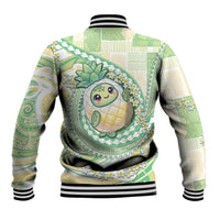 Hawaii Pineapple Baseball Jacket Cute Cosplay Turtle Plumeria Spiral DT05 - Polynesian Pride