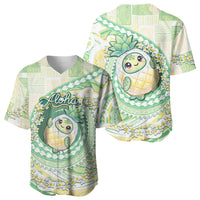Hawaii Pineapple Baseball Jersey Cute Cosplay Turtle Plumeria Spiral