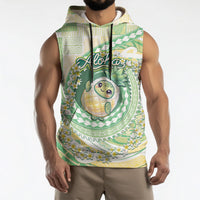 Hawaii Pineapple Sleeveless Hoodie Cute Cosplay Turtle Plumeria Spiral DT05 - Polynesian Pride