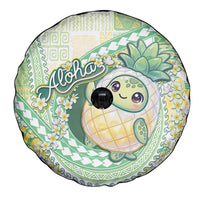 Hawaii Pineapple Spare Tire Cover Cute Cosplay Turtle Plumeria Spiral DT05 - Polynesian Pride